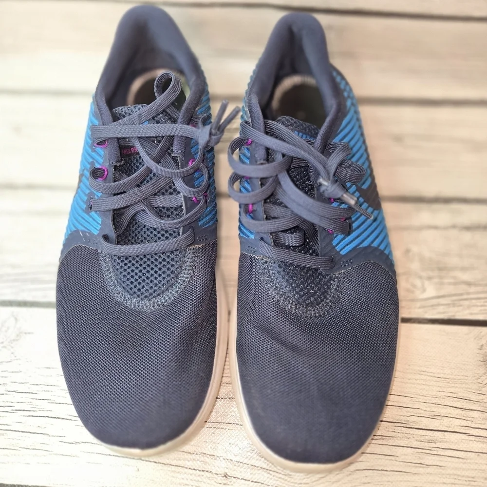 Pre-owned Womens NIKE FREE RN CMTR Blue Running Trainers 831511 400